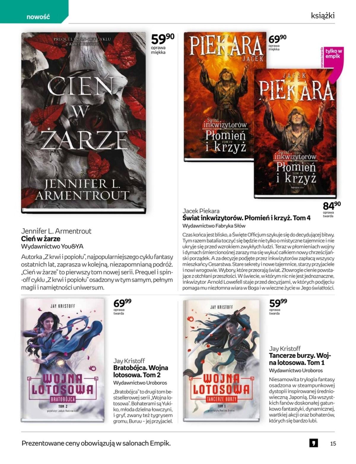 Gazetka promocyjna empik str. 15