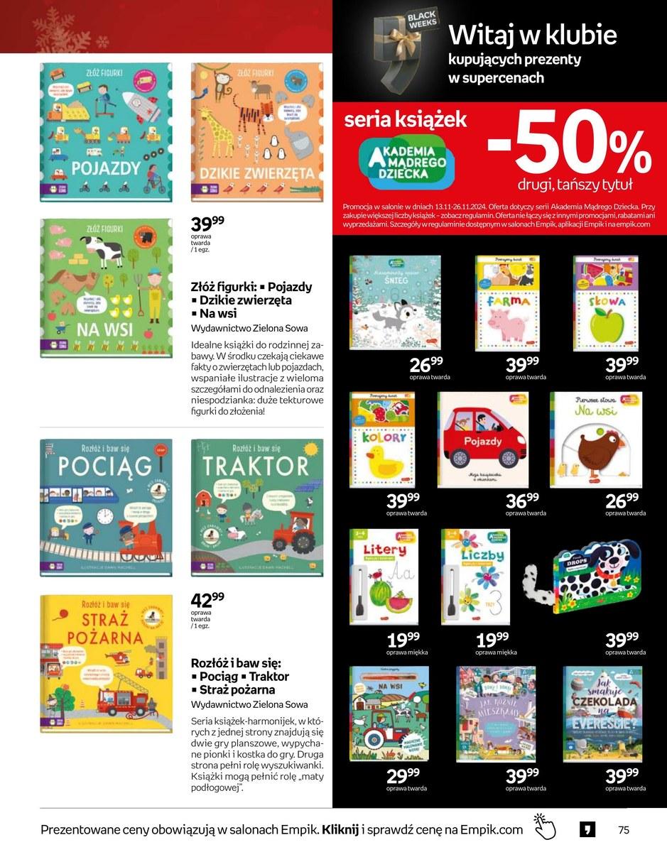 Gazetka promocyjna empik str. 75