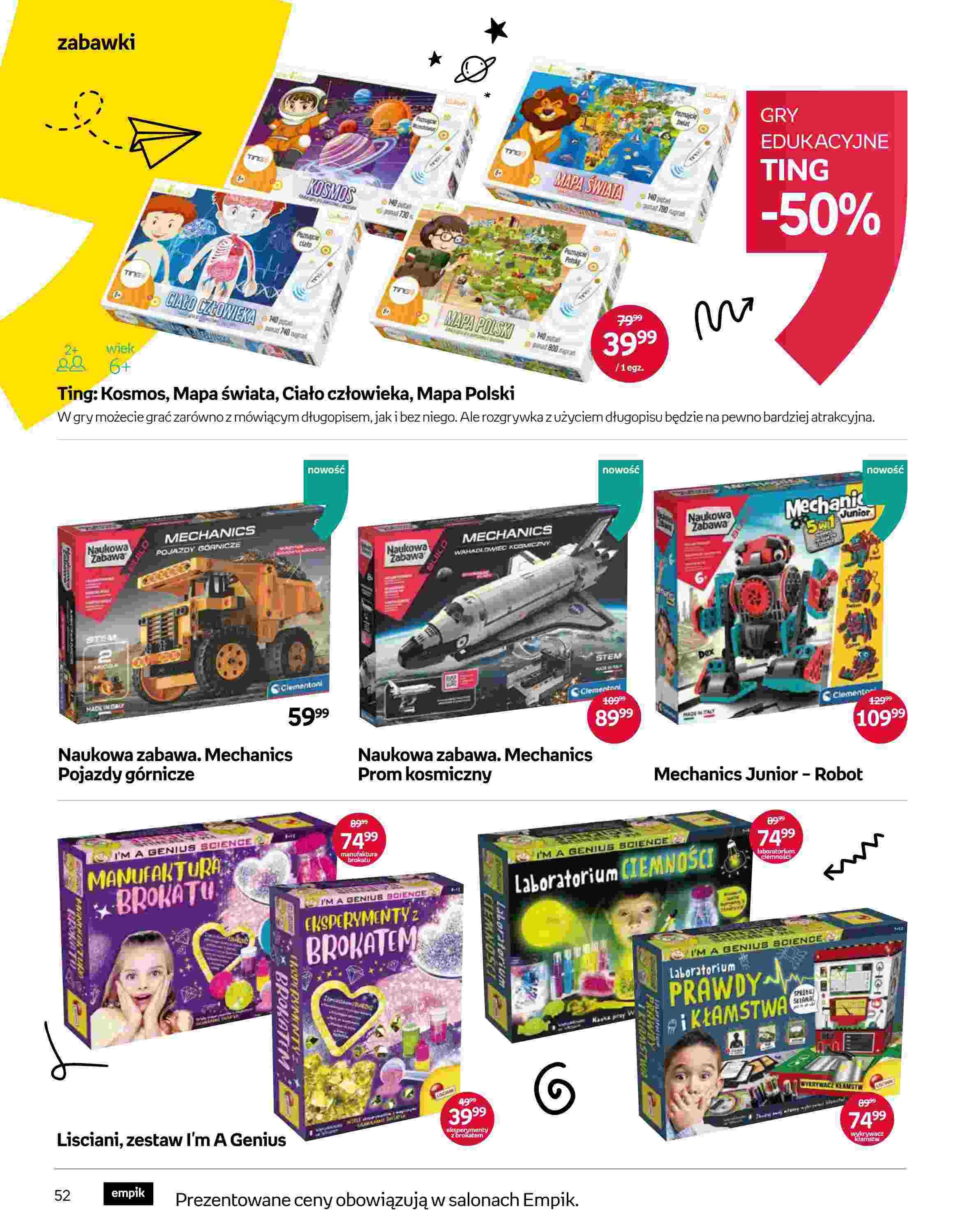 Gazetka promocyjna empik str. 52