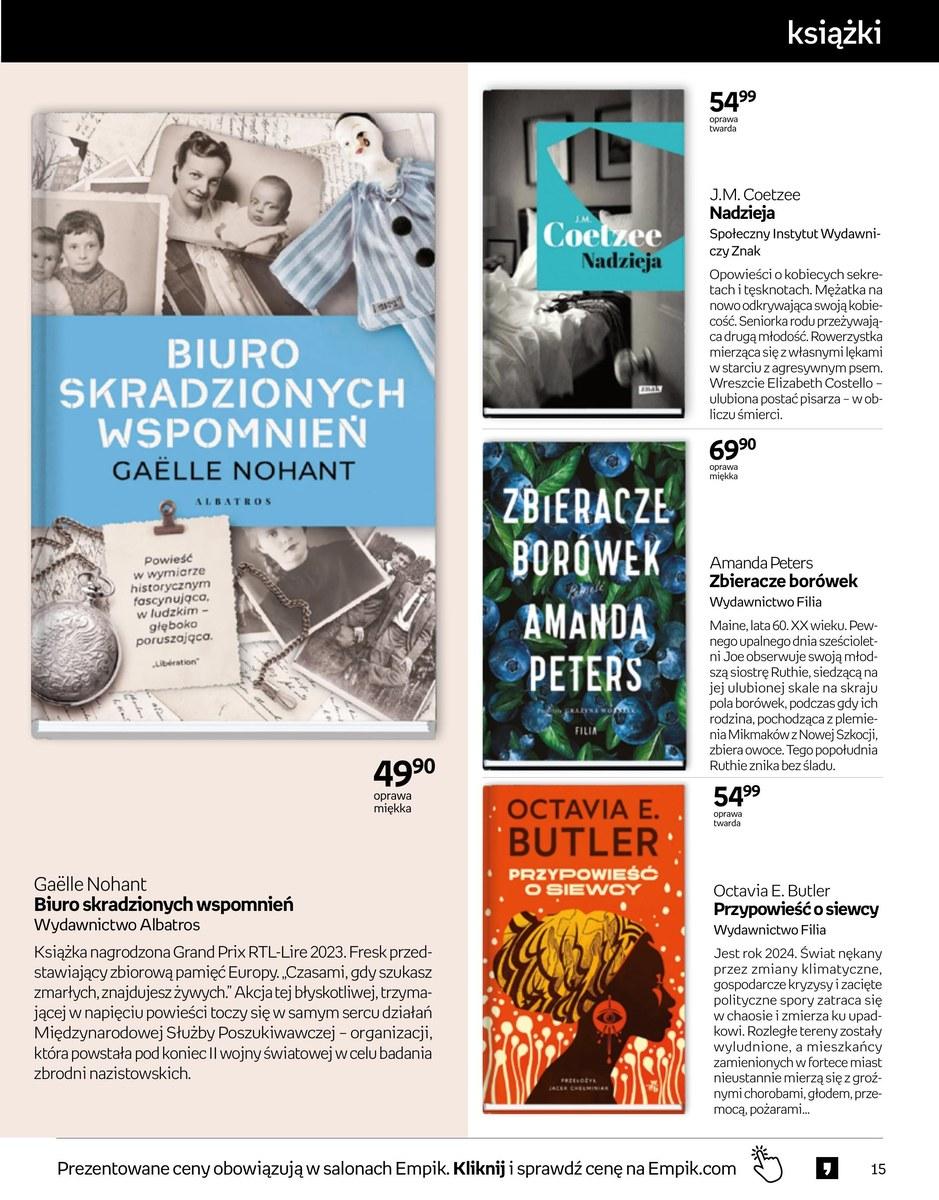 Gazetka promocyjna empik str. 15