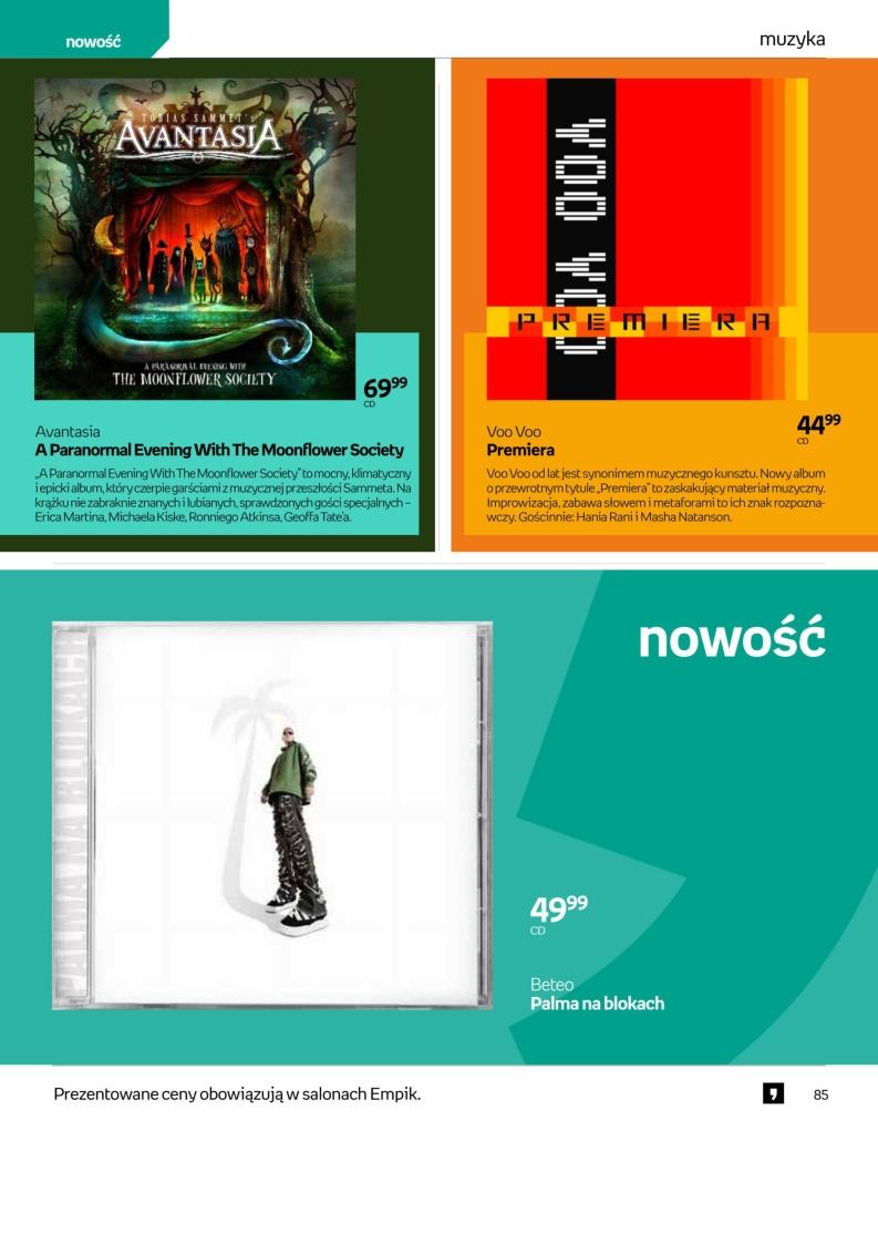 Gazetka promocyjna empik str. 85