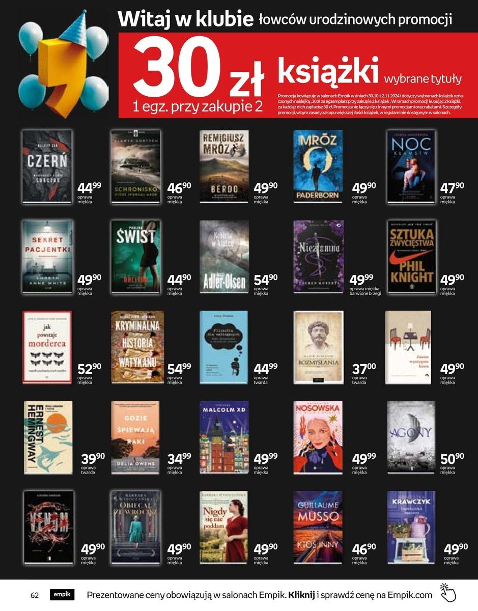 Gazetka promocyjna empik str. 62