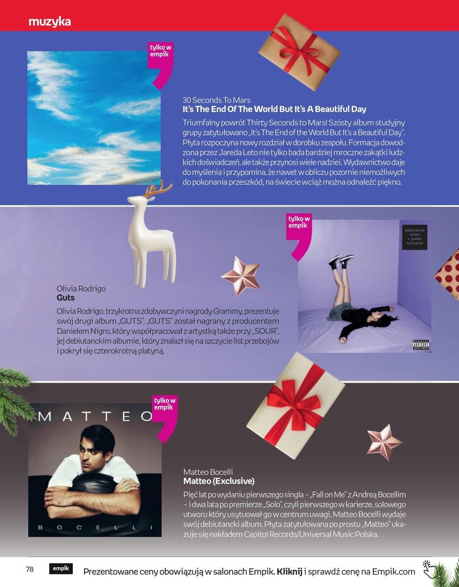 Gazetka promocyjna empik str. 78
