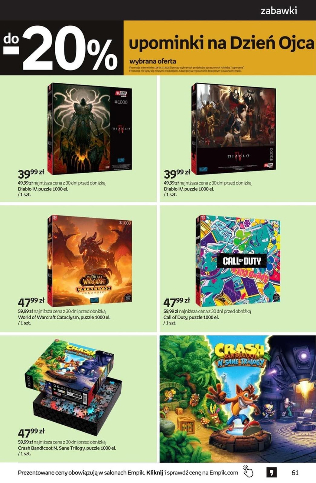 Gazetka promocyjna empik str. 61