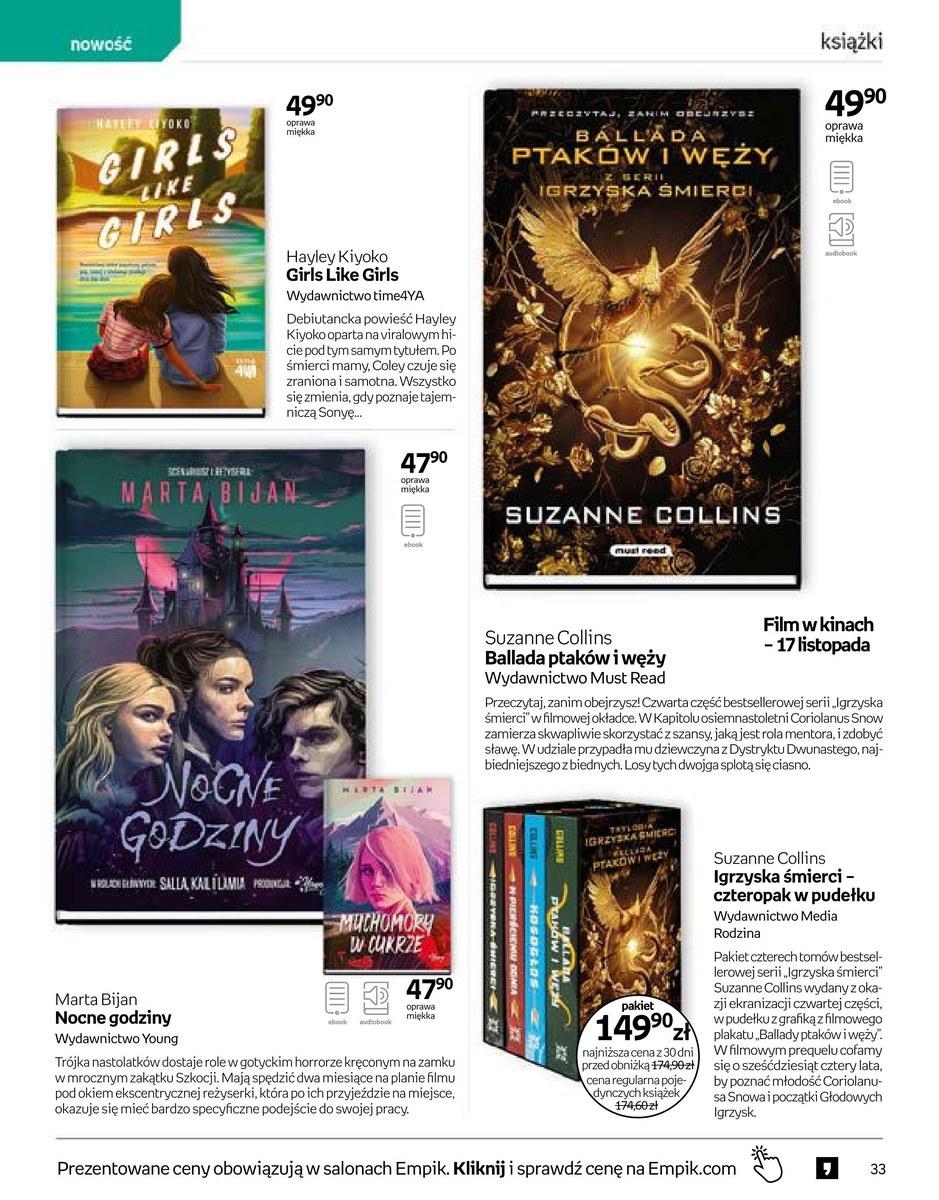 Gazetka promocyjna empik str. 33