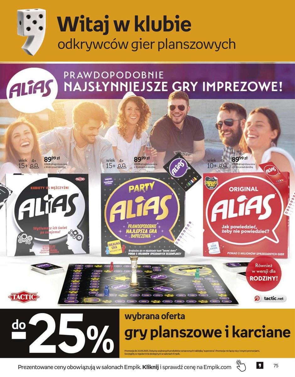 Gazetka promocyjna empik str. 75