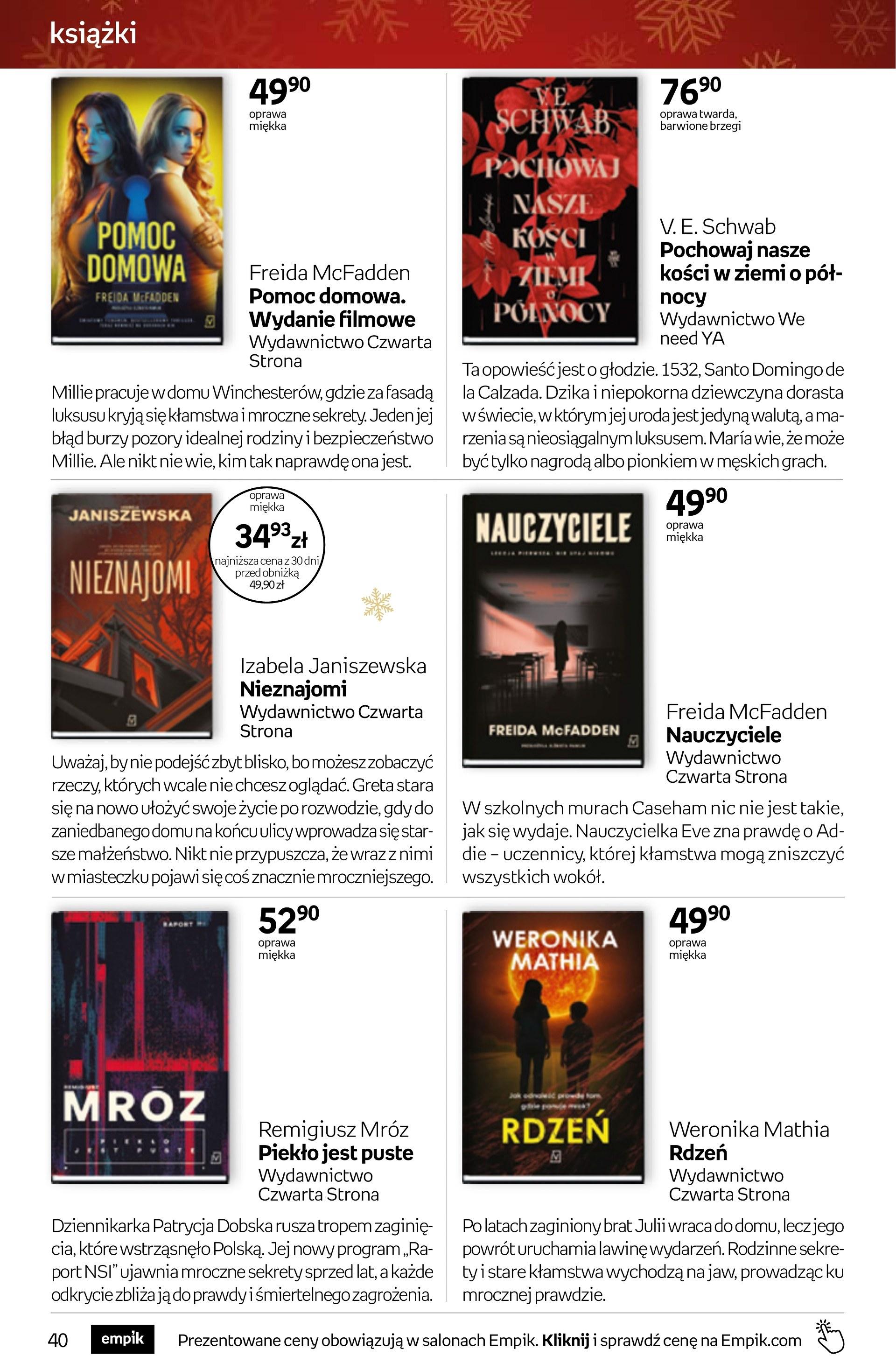 Gazetka promocyjna empik str. 40