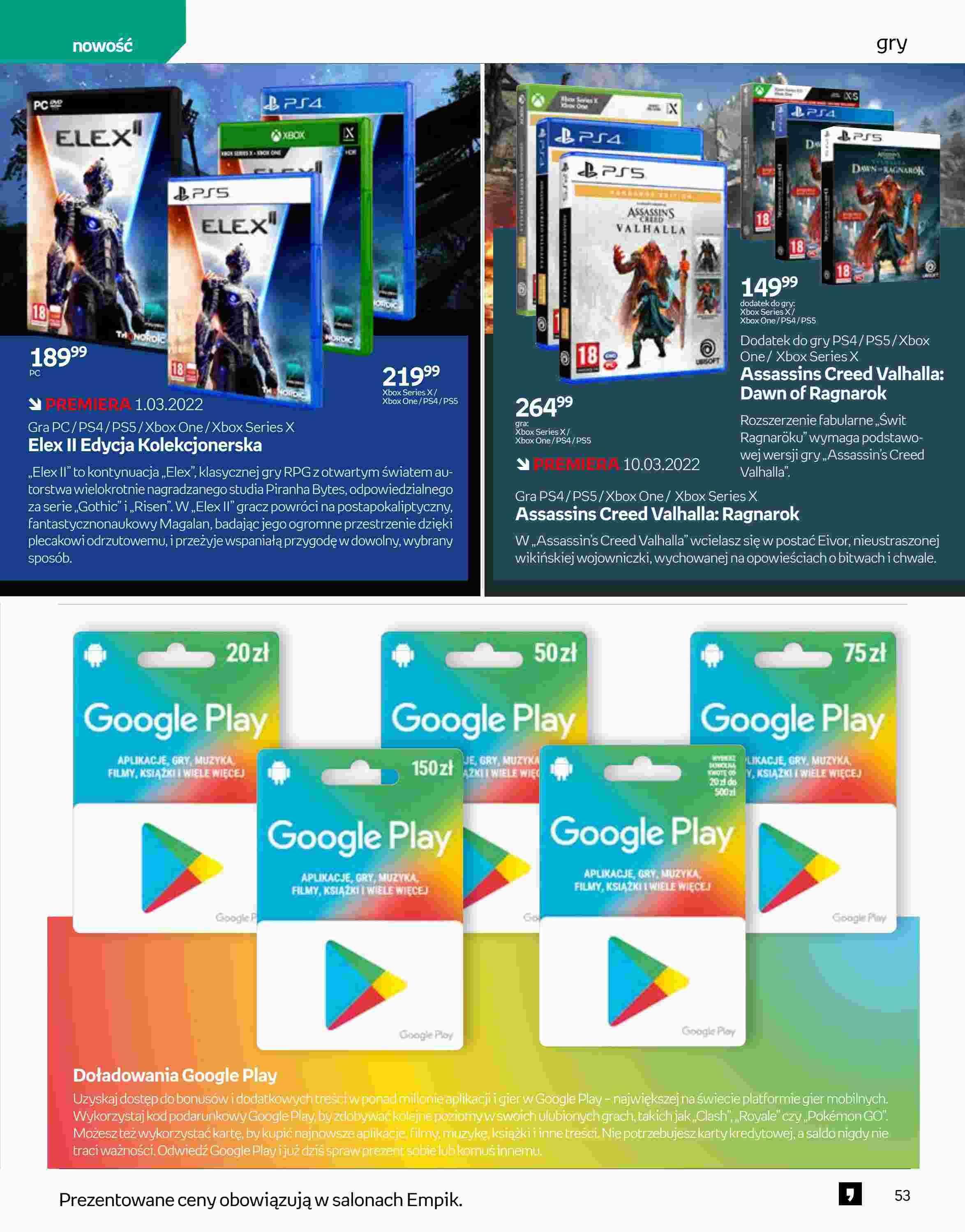 Gazetka promocyjna empik str. 53