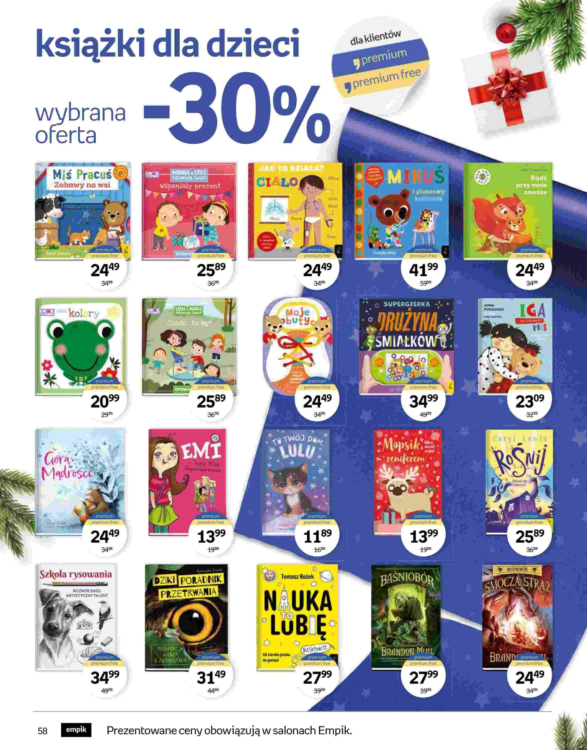 Gazetka promocyjna empik str. 58