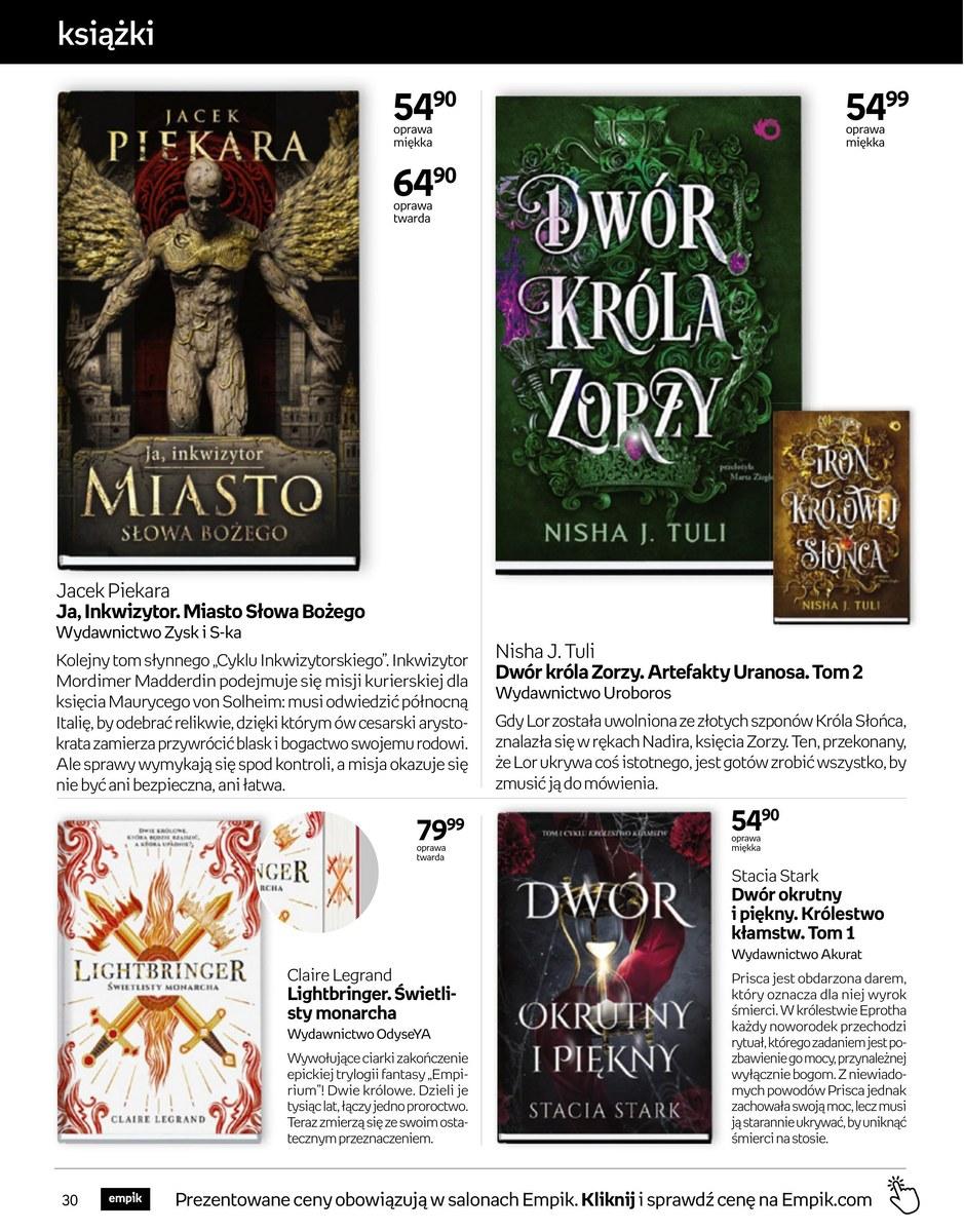 Gazetka promocyjna empik str. 30