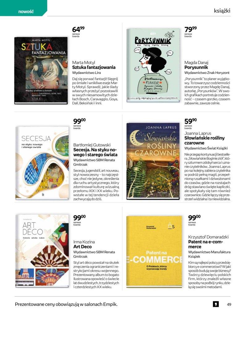 Gazetka promocyjna empik str. 49
