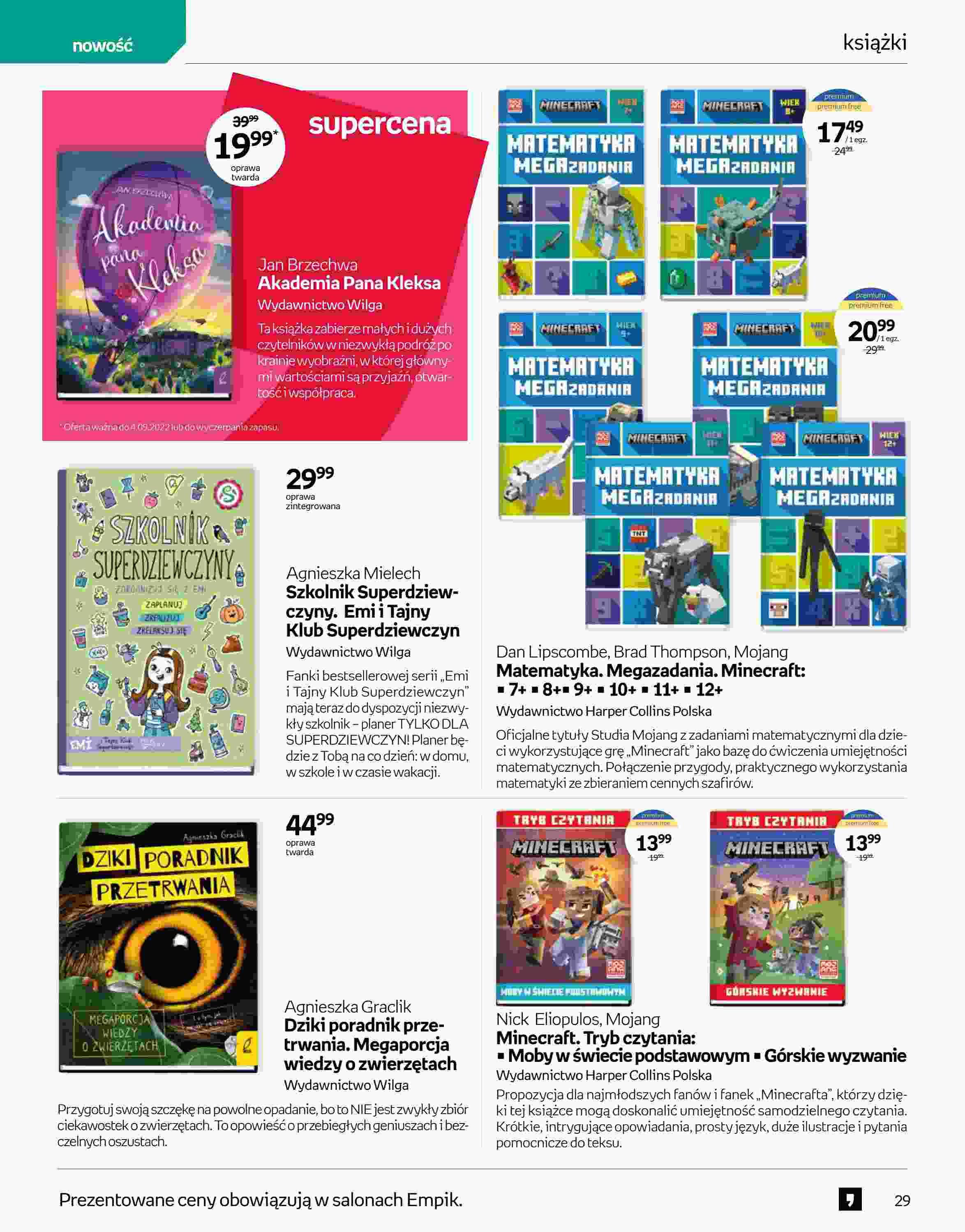 Gazetka promocyjna empik str. 29