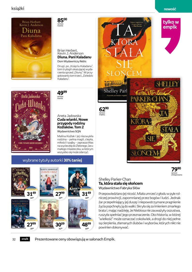 Gazetka promocyjna empik str. 32