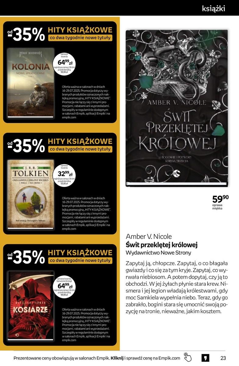 Gazetka promocyjna empik str. 23