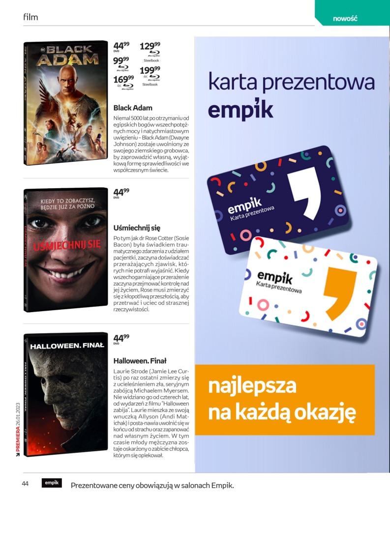 Gazetka promocyjna empik str. 44