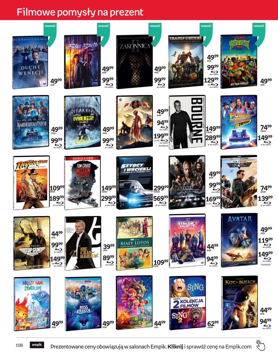 Gazetka promocyjna empik str. 108