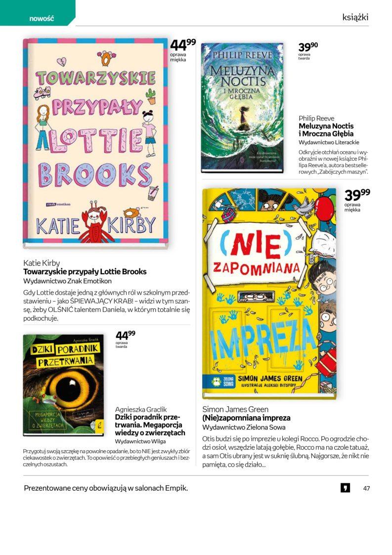 Gazetka promocyjna empik str. 47