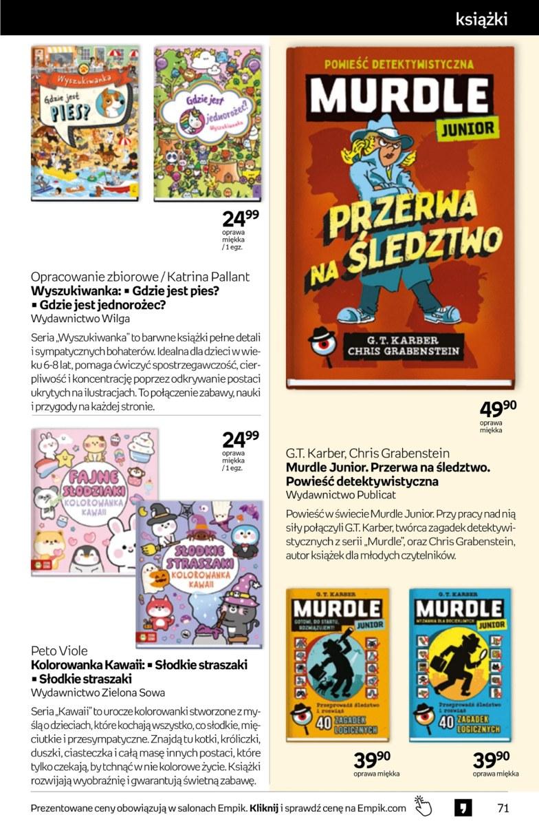 Gazetka promocyjna empik str. 71