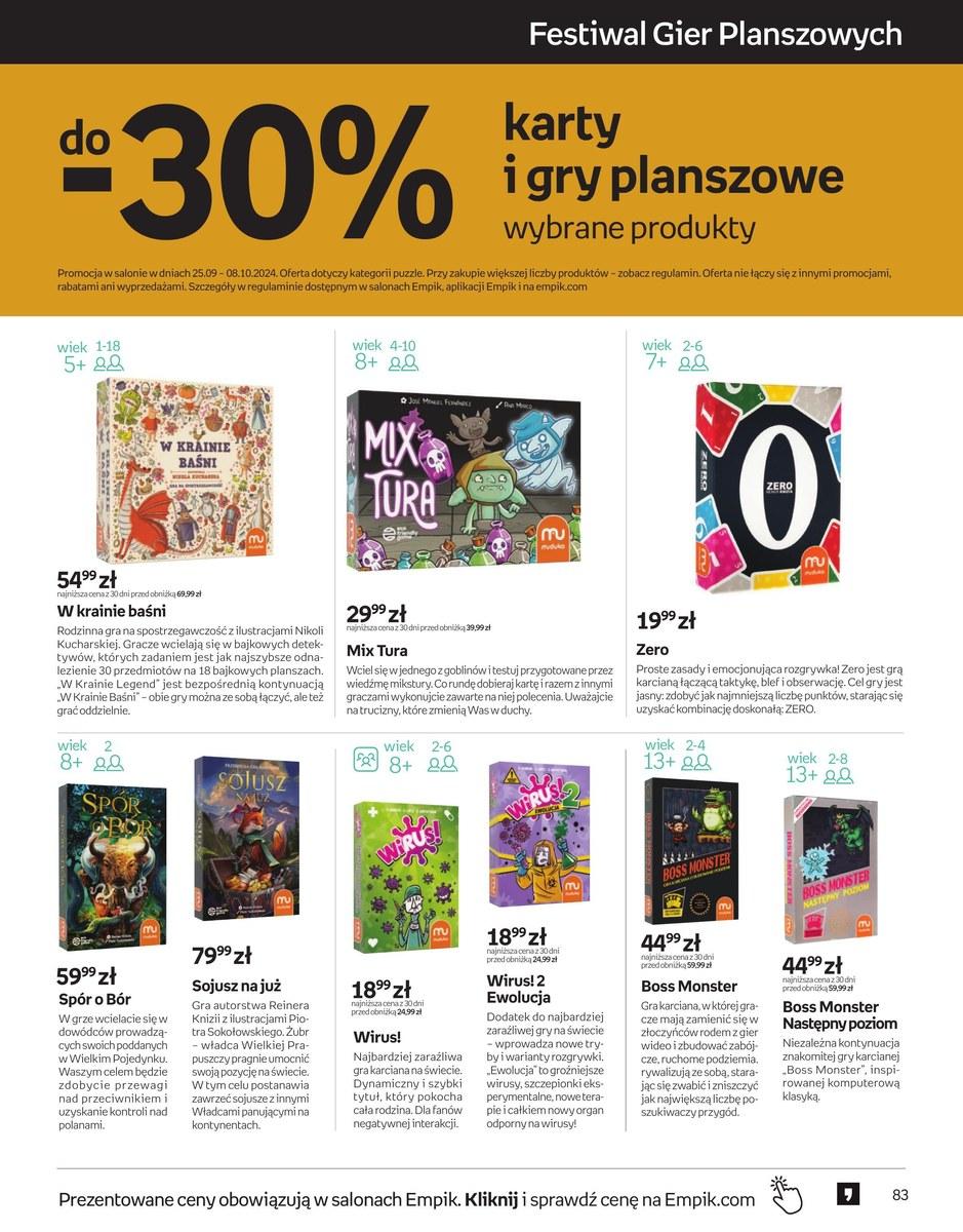 Gazetka promocyjna empik str. 83