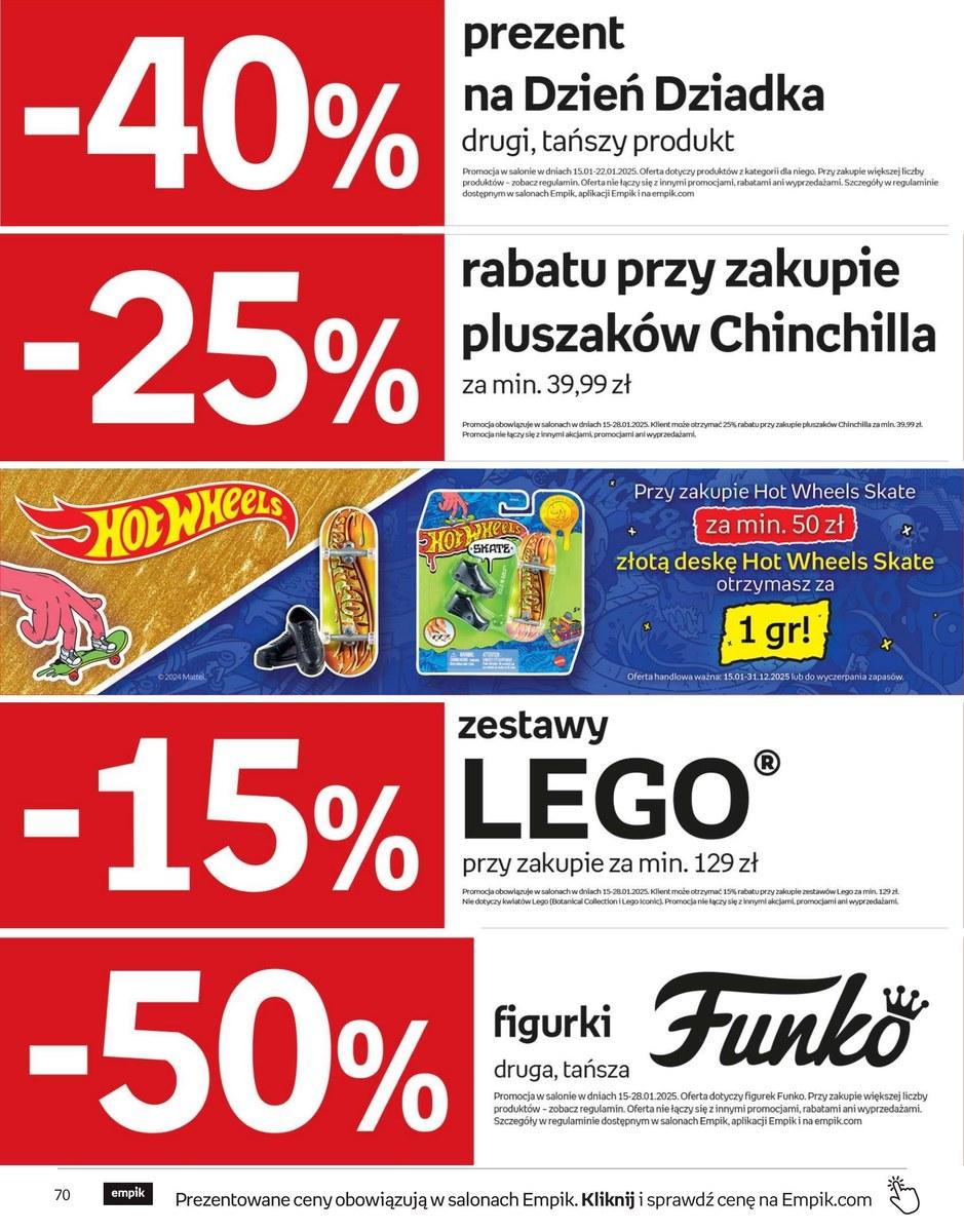 Gazetka promocyjna empik str. 70