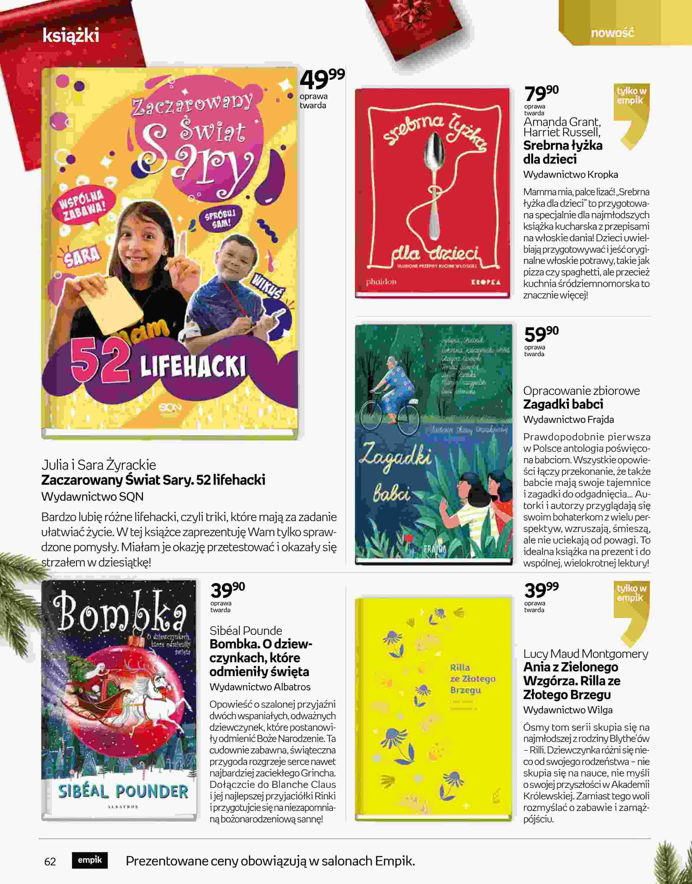 Gazetka promocyjna empik str. 62