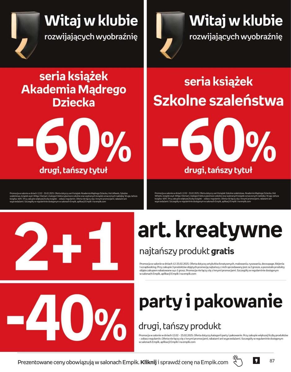 Gazetka promocyjna empik str. 87