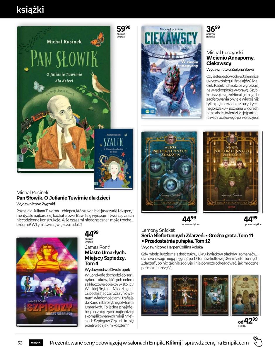 Gazetka promocyjna empik str. 52