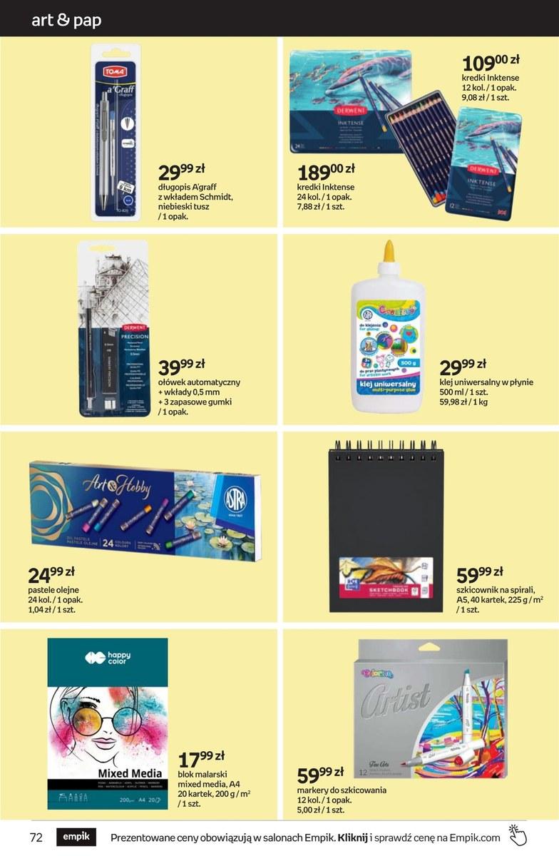 Gazetka promocyjna empik str. 72