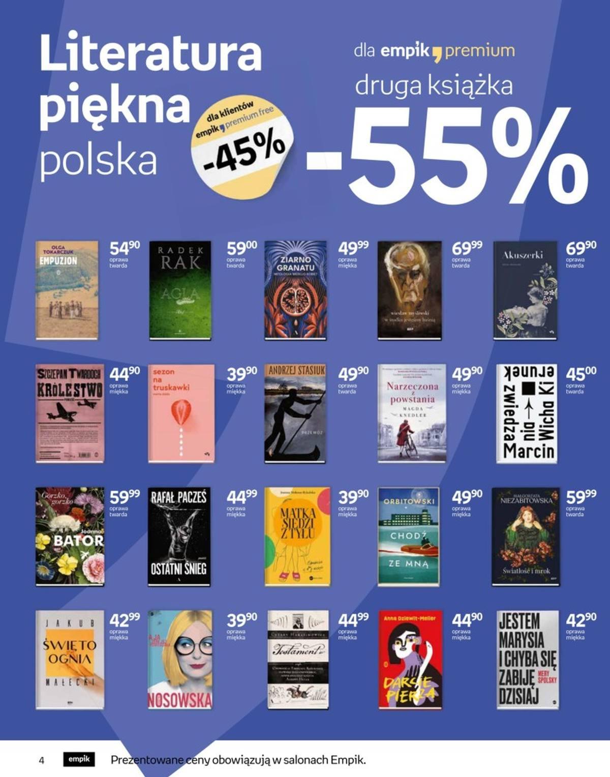 Gazetka promocyjna empik str. 4