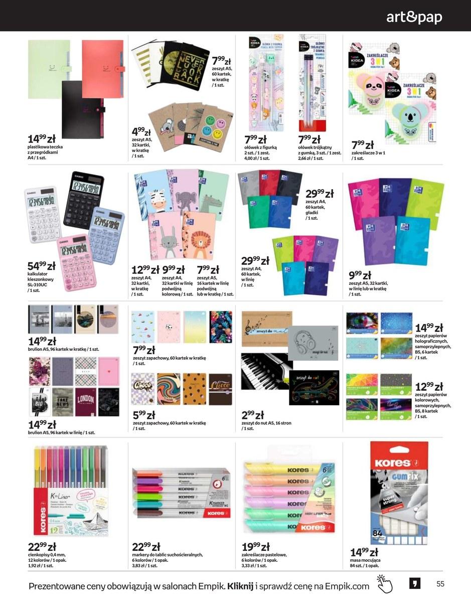 Gazetka promocyjna empik str. 55