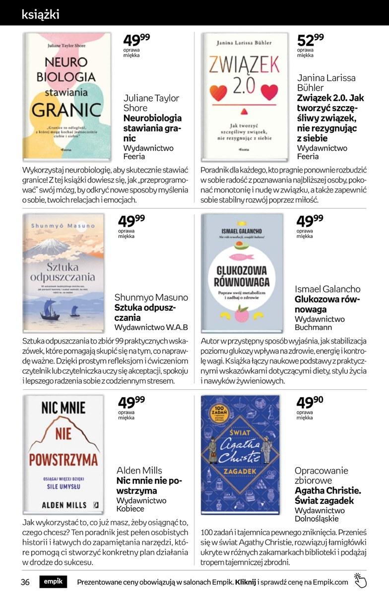 Gazetka promocyjna empik str. 36