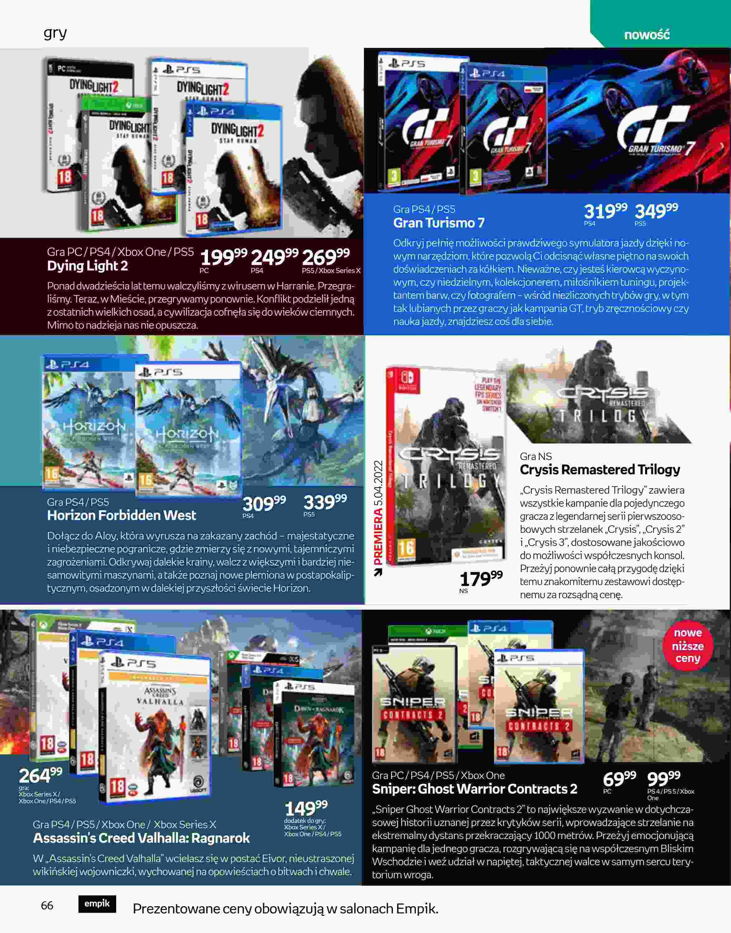 Gazetka promocyjna empik str. 66