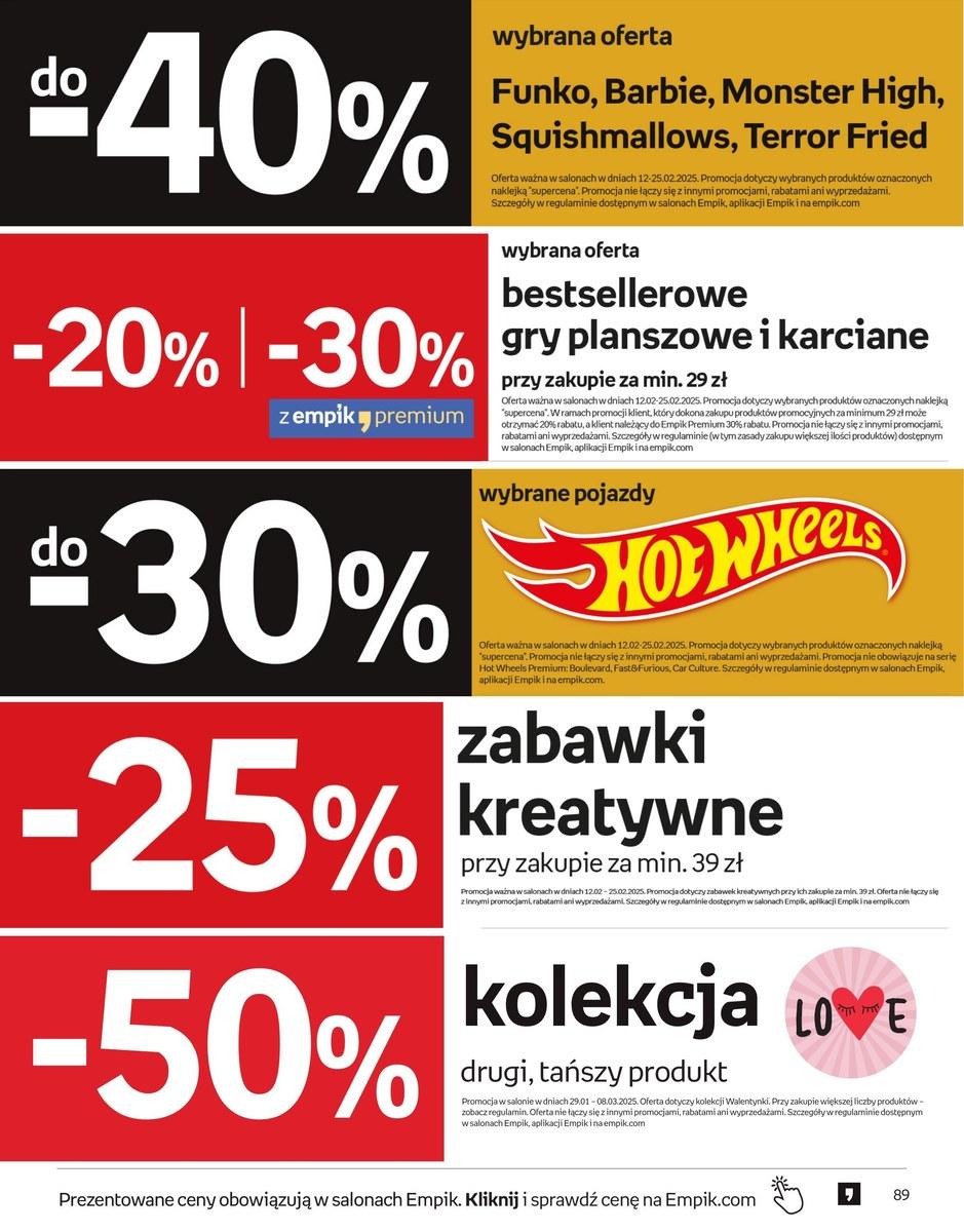 Gazetka promocyjna empik str. 89