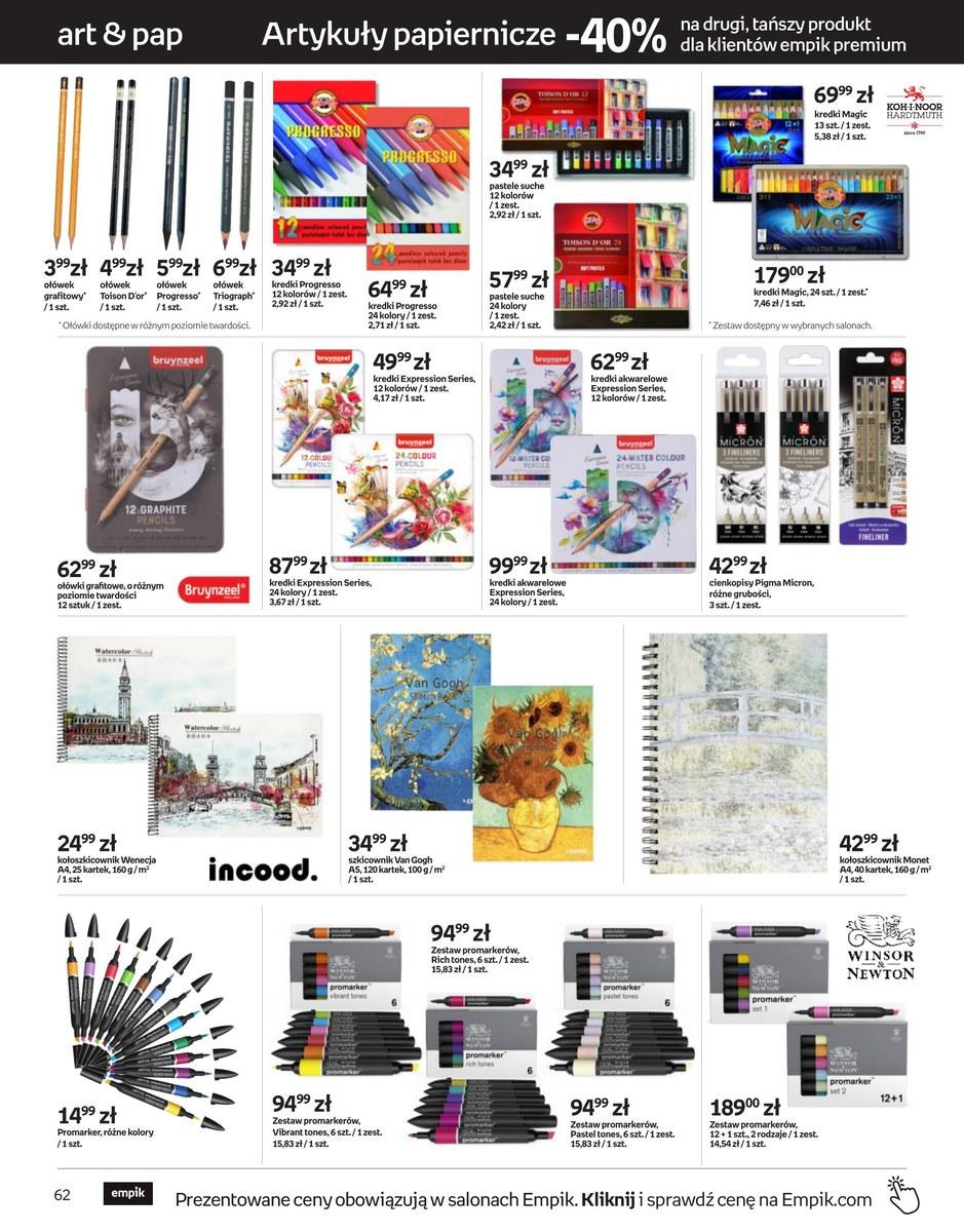 Gazetka promocyjna empik str. 62