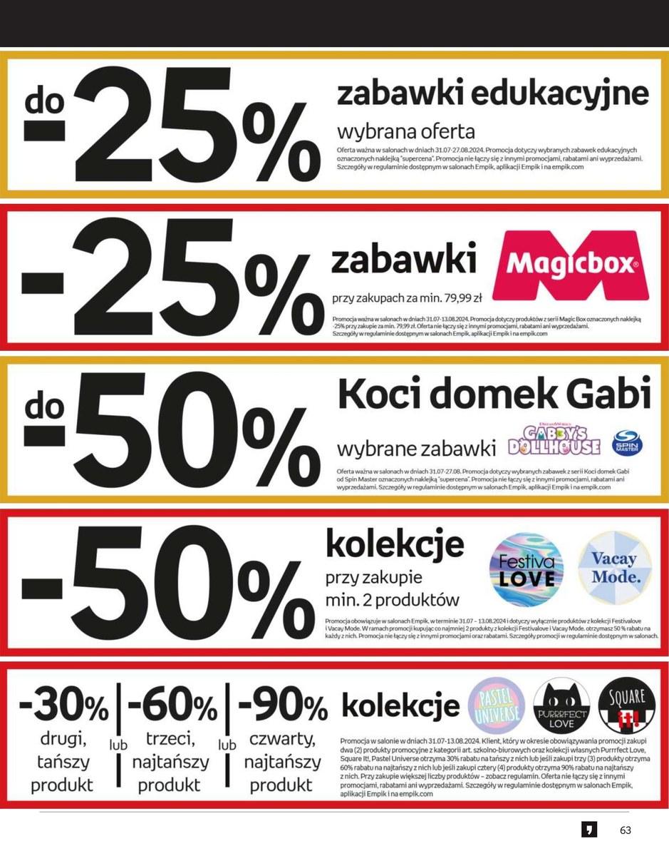Gazetka promocyjna empik str. 63