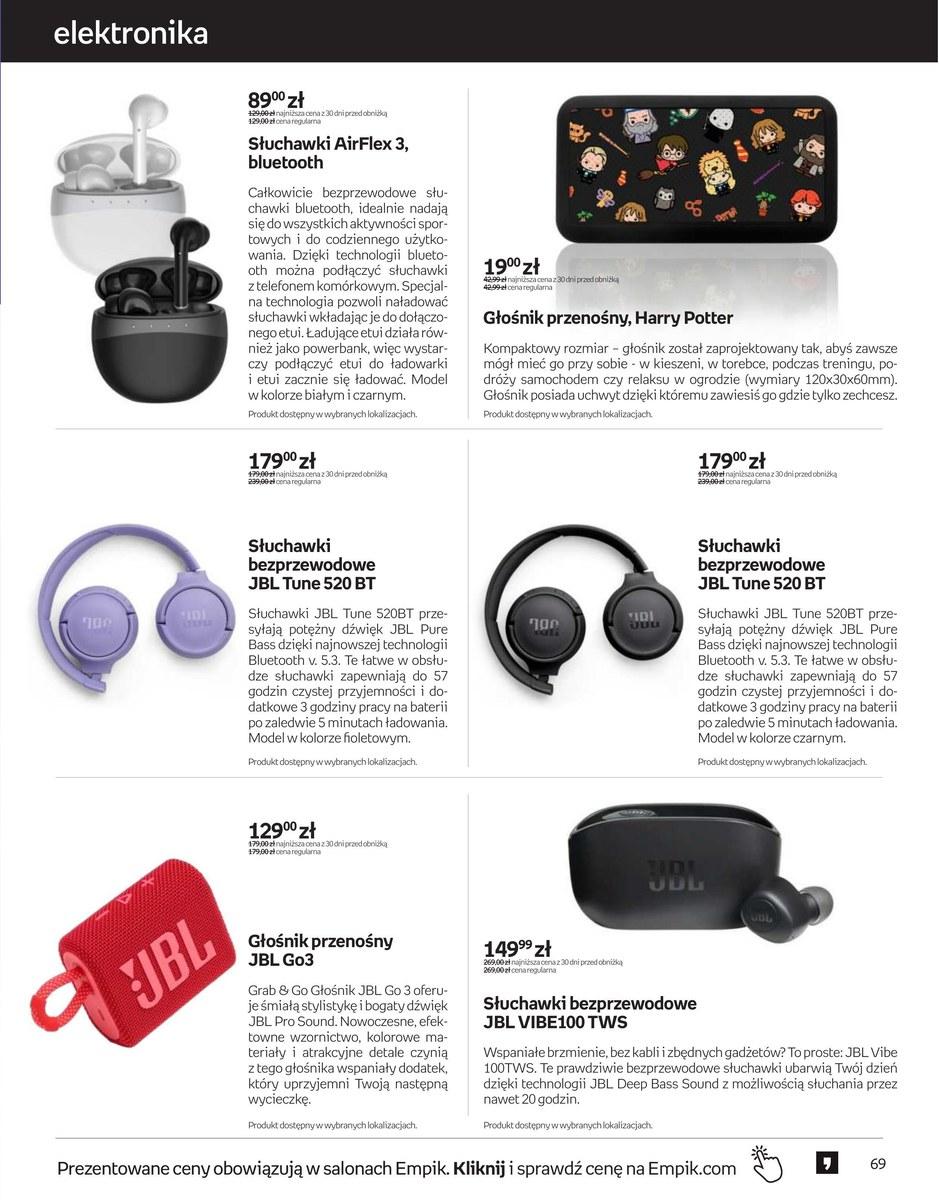 Gazetka promocyjna empik str. 69
