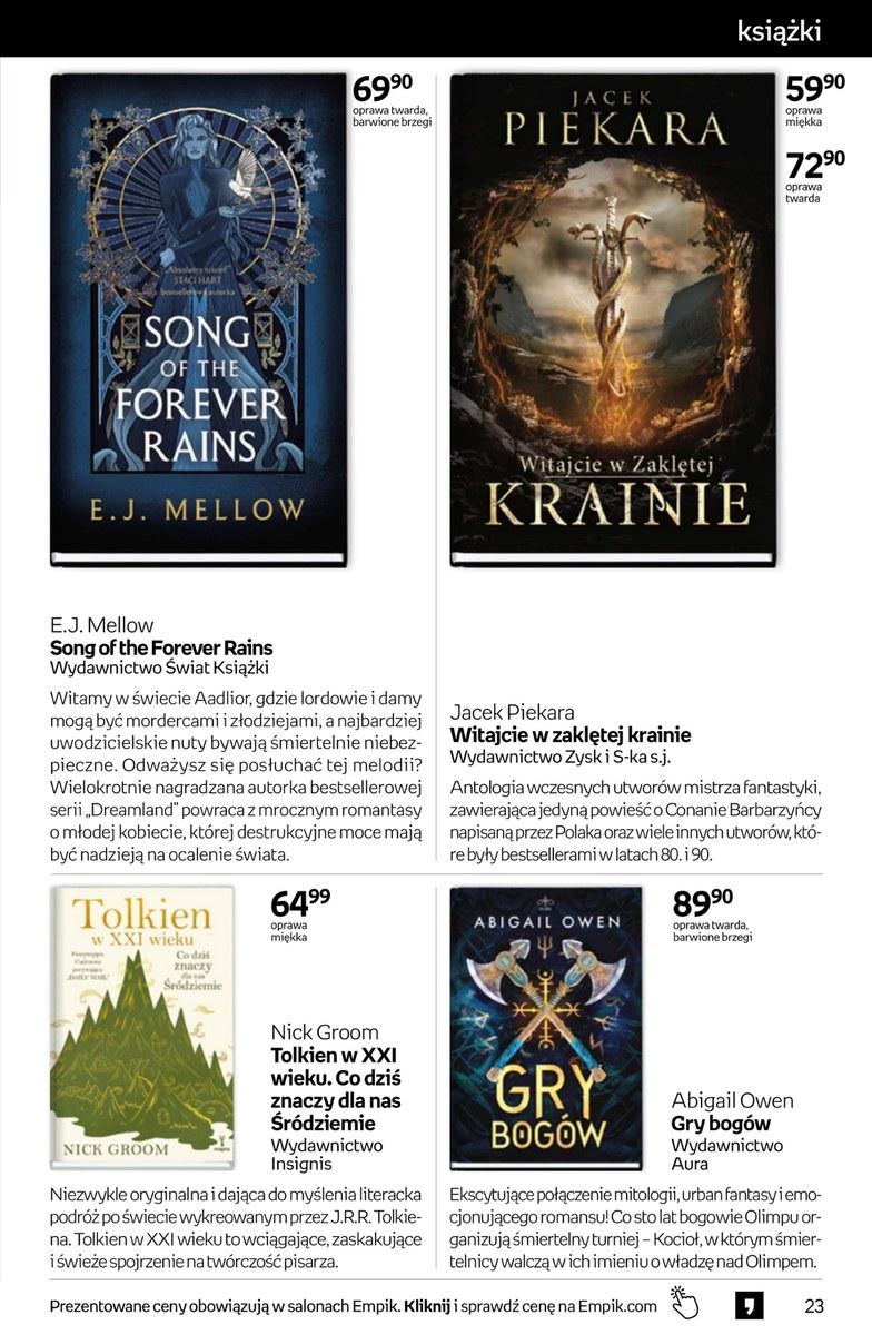 Gazetka promocyjna empik str. 23