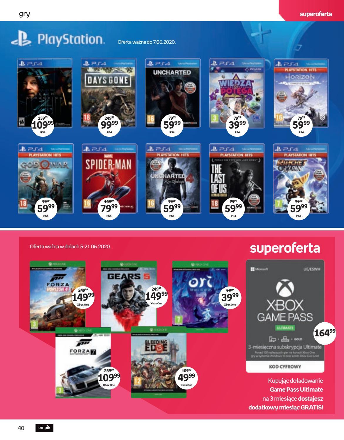 Gazetka promocyjna empik str. 40