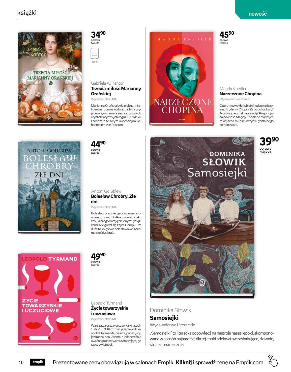 Gazetka promocyjna empik str. 10