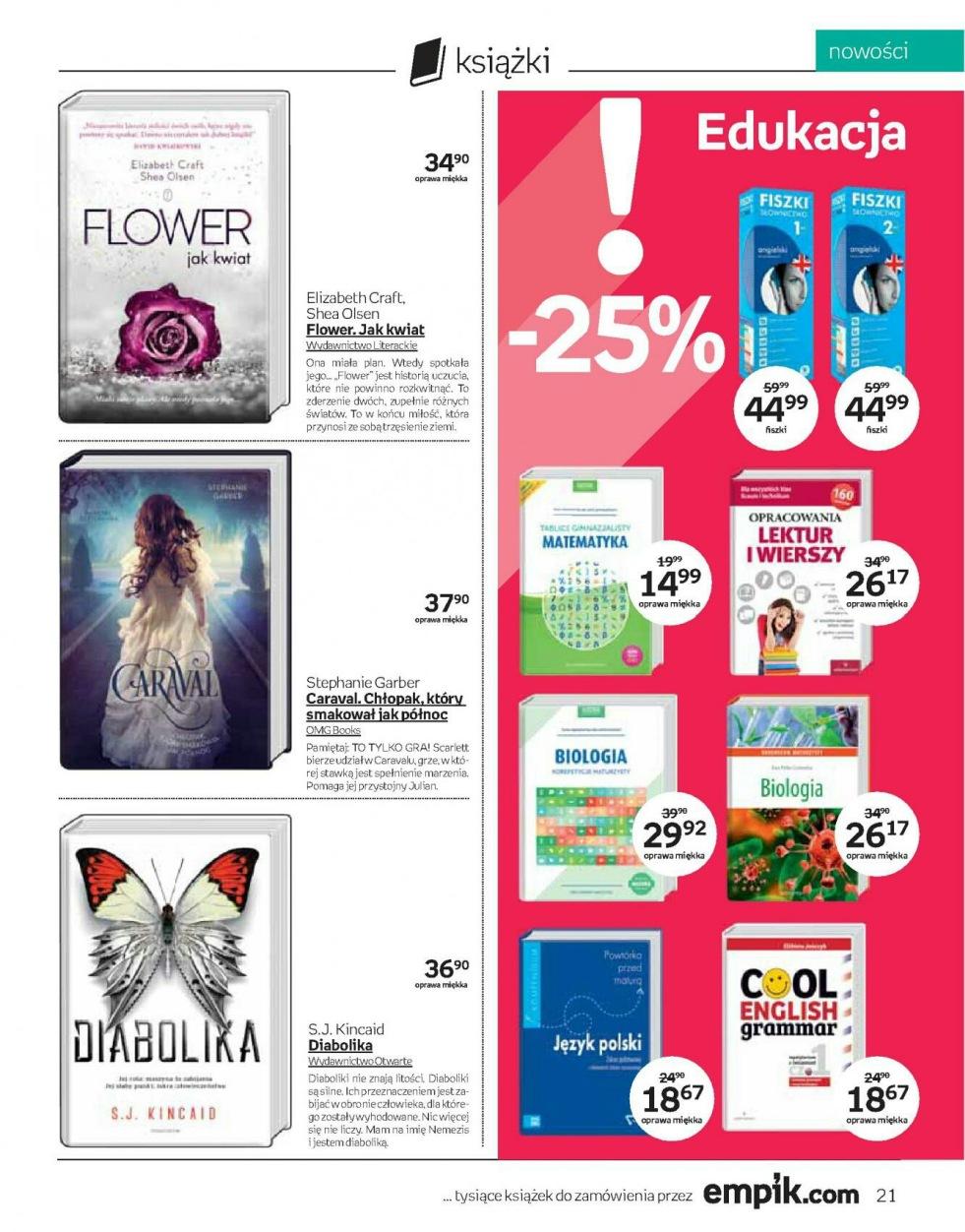 Gazetka promocyjna empik str. 21