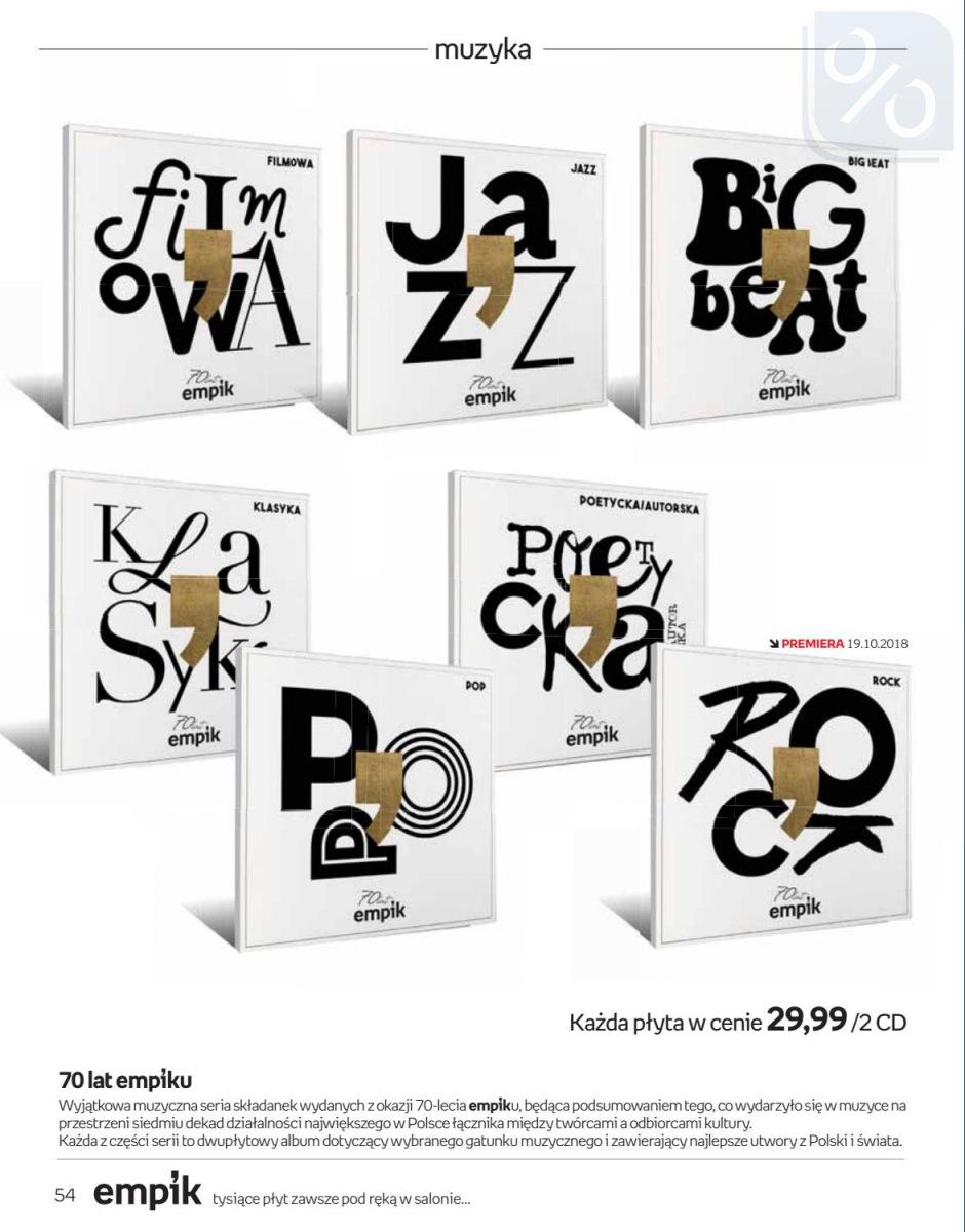 Gazetka promocyjna empik str. 54