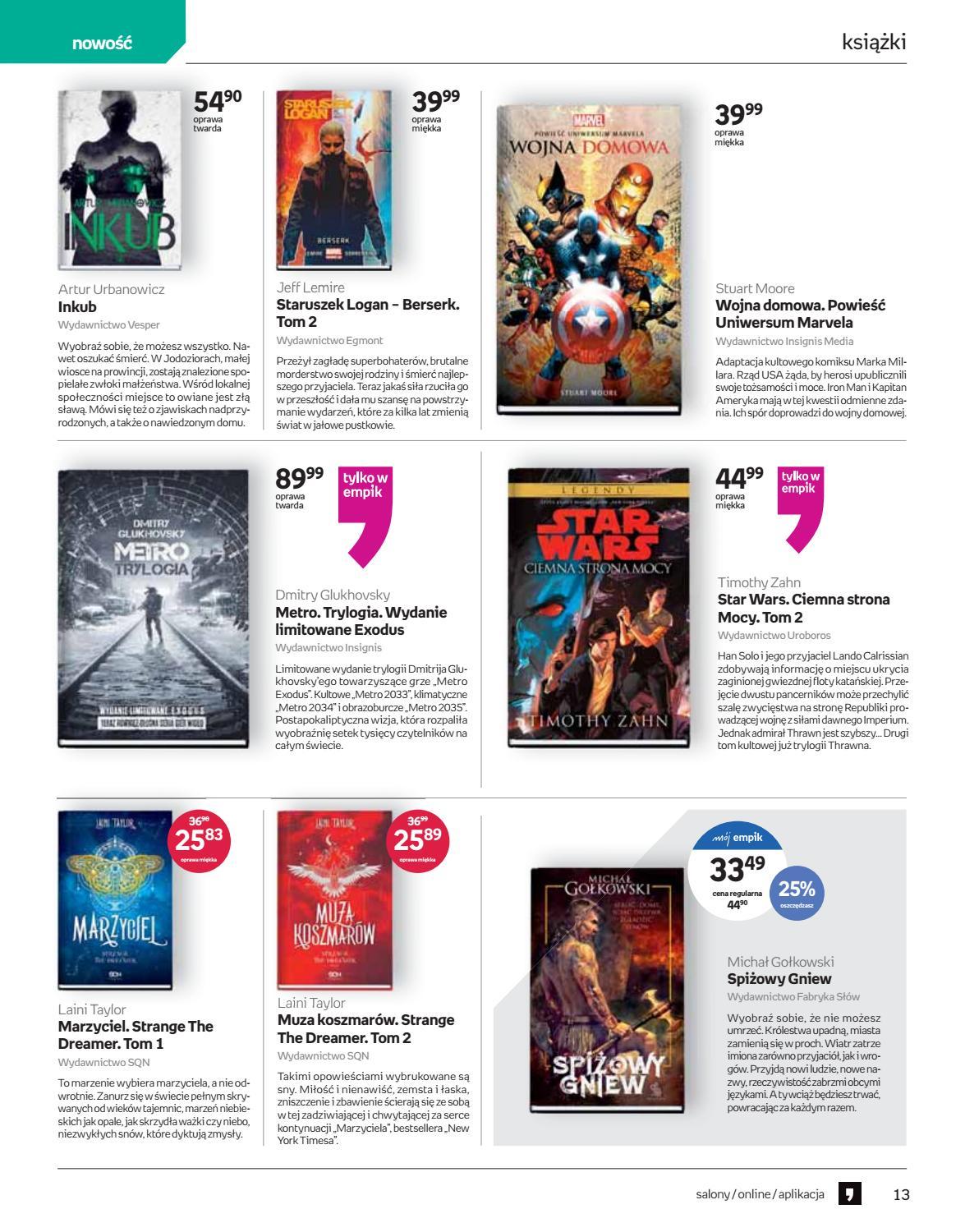 Gazetka promocyjna empik str. 13
