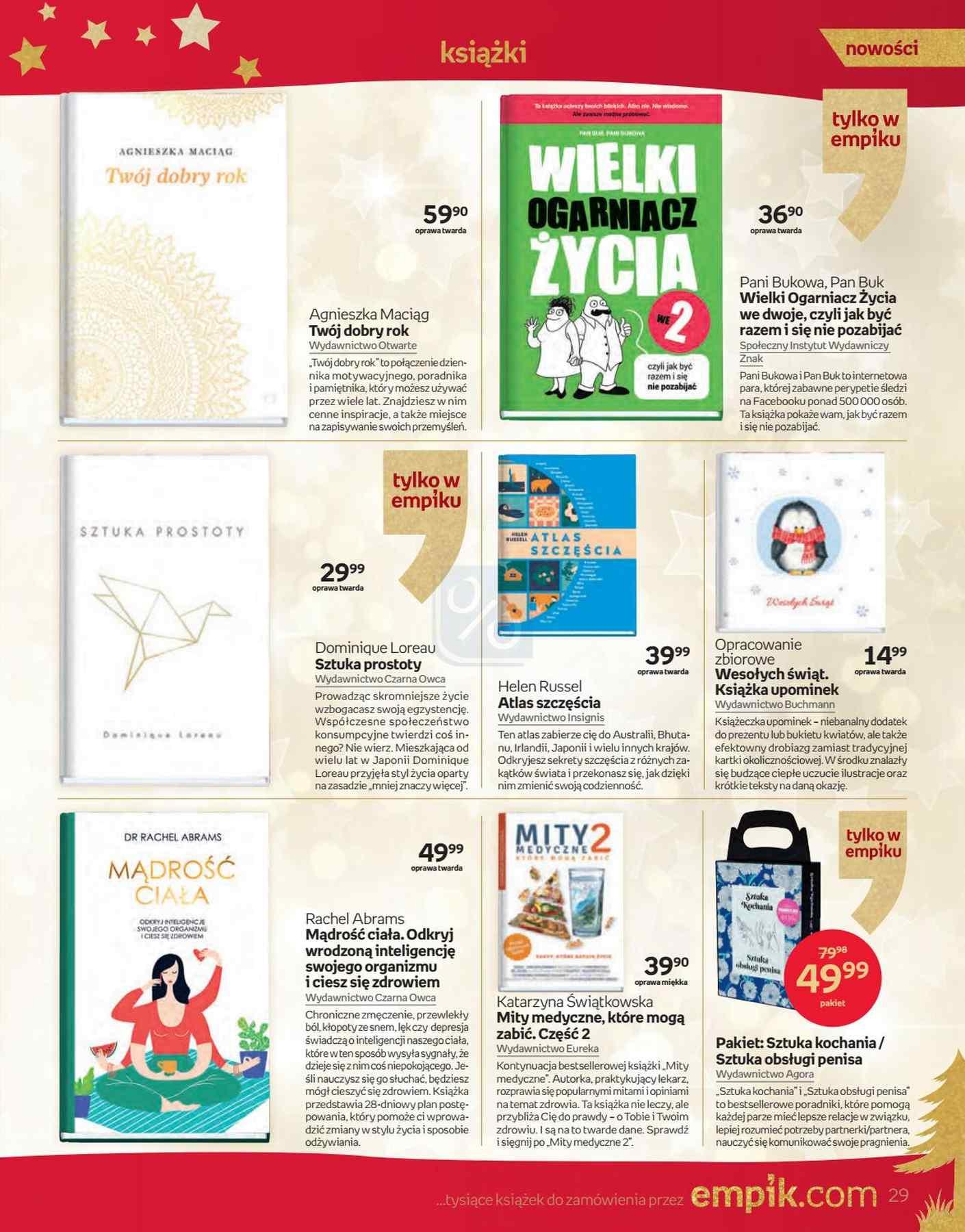 Gazetka promocyjna empik str. 29