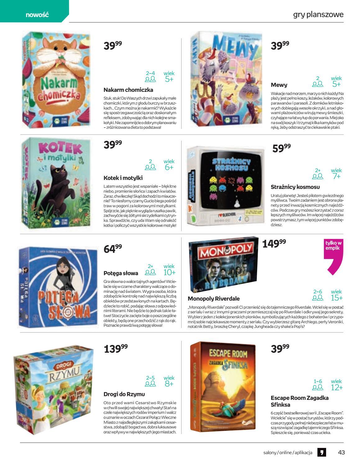 Gazetka promocyjna empik str. 43