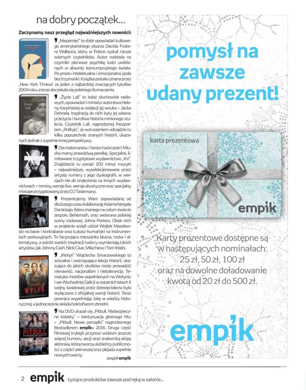Gazetka promocyjna empik str. 2