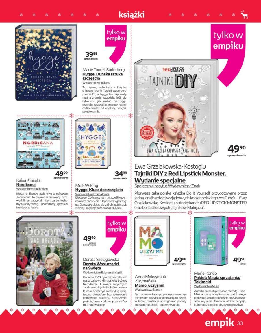 Gazetka promocyjna empik str. 33