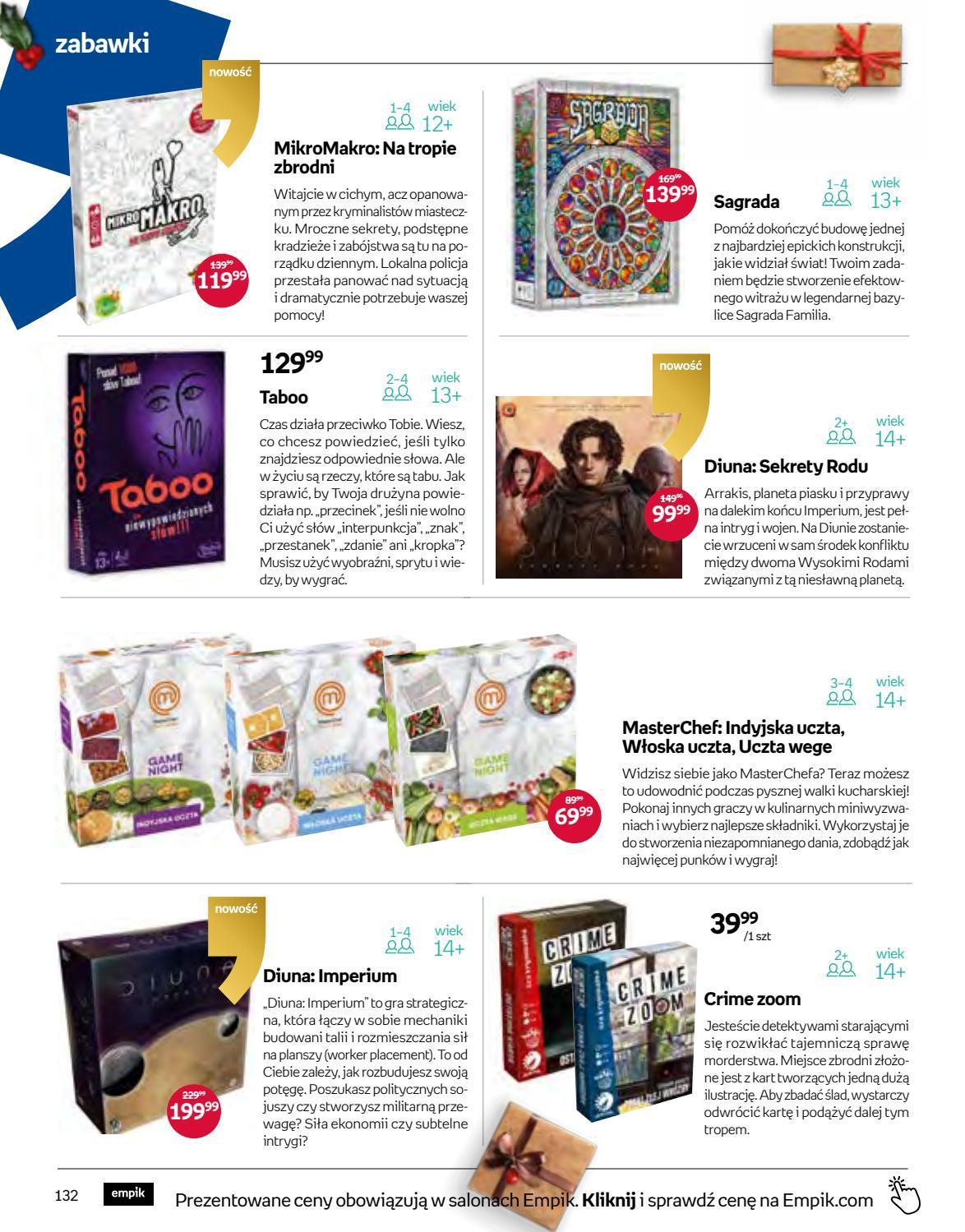 Gazetka promocyjna empik str. 132