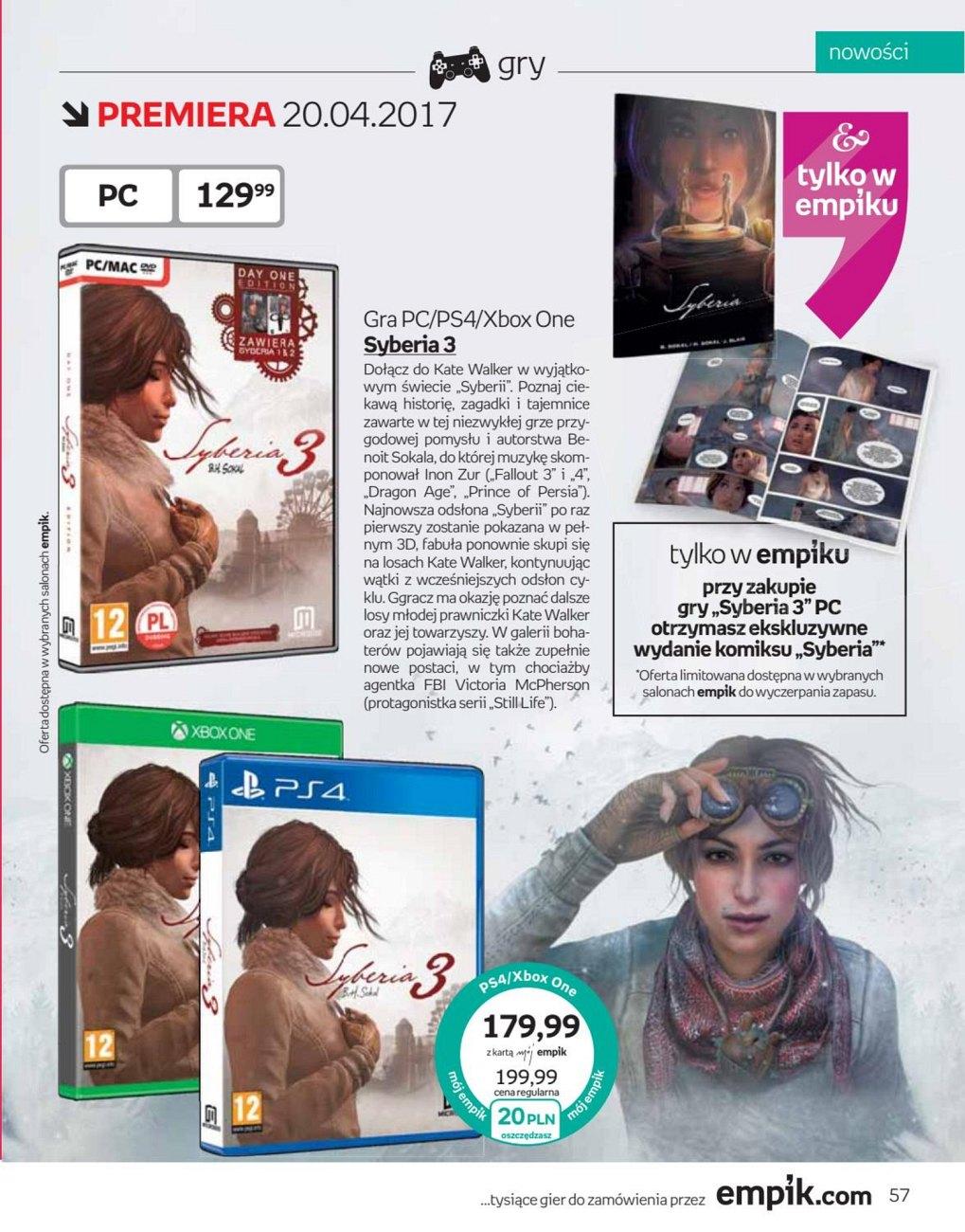 Gazetka promocyjna empik str. 57