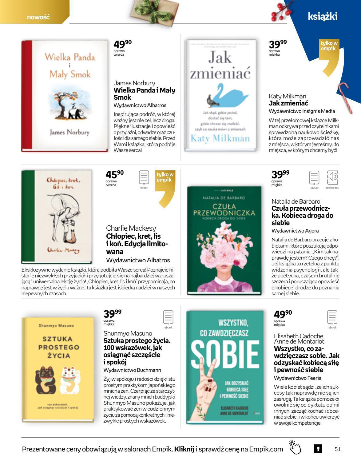 Gazetka promocyjna empik str. 51