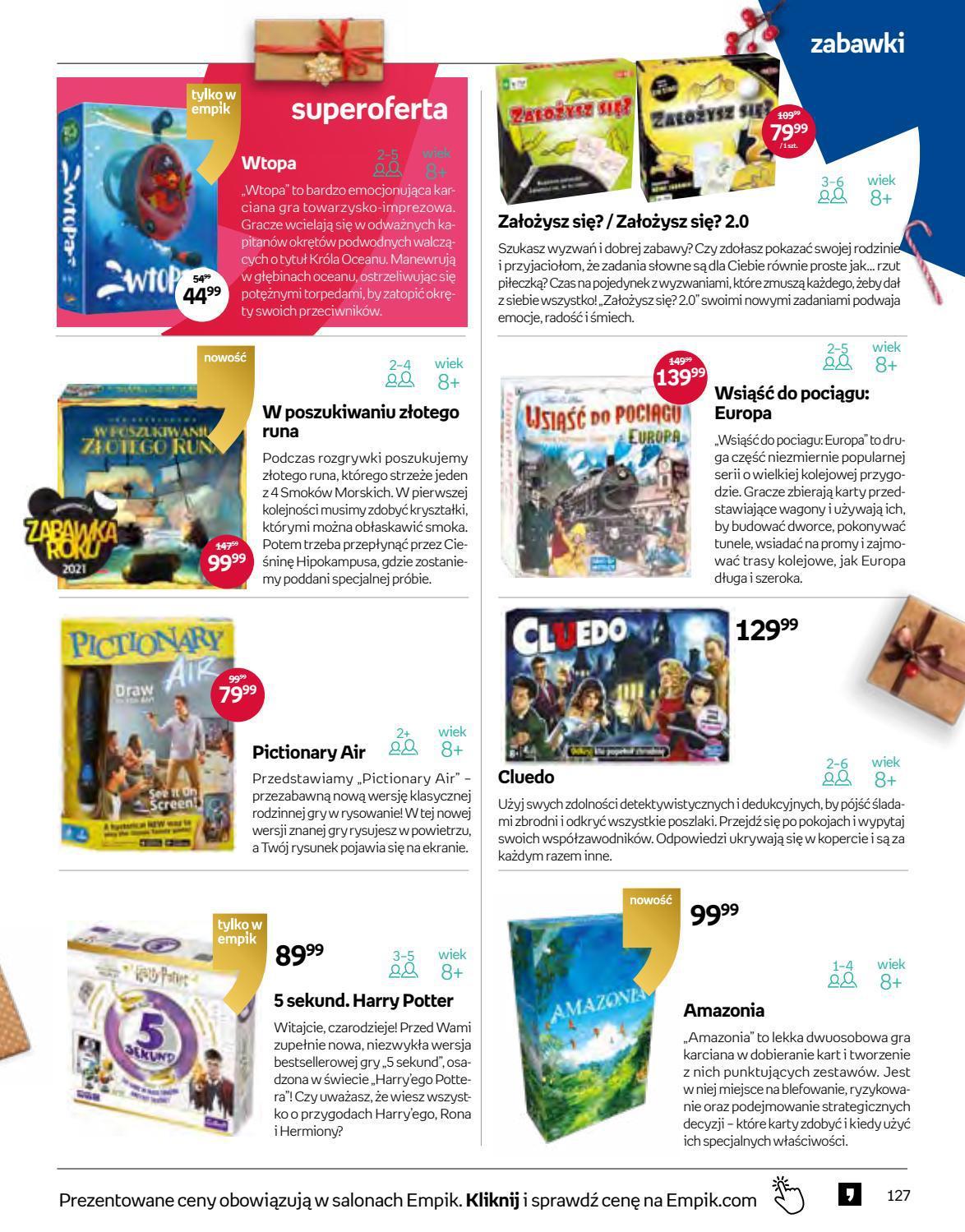 Gazetka promocyjna empik str. 127